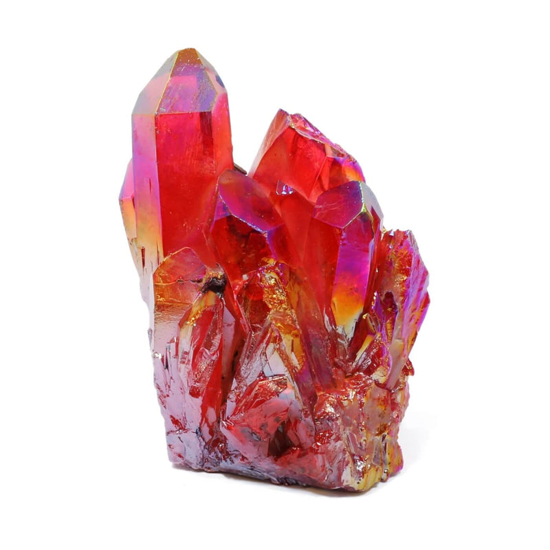 Red Aura Quartz Cluster (582g)
