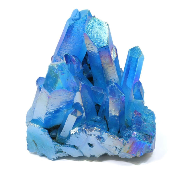 Blue Aura Quartz Cluster (478g)