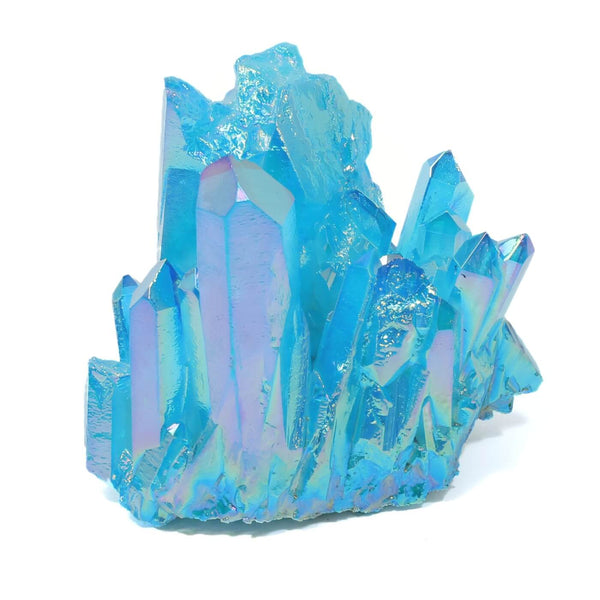 Blue Aura Quartz Cluster (568g)