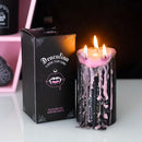 Pink Vampire Tears Tall Pillar Candle