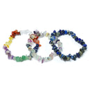 Third Eye Chakra Crystal Chip Bracelet Trio Set