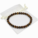 Gold Tigers Eye - 4mm Beaded Bracelet