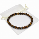 Gold Tigers Eye - 4mm Beaded Bracelet