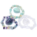 Time to Study Crystal Chip Bracelet Trio Set