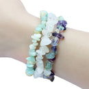 Time to Study Crystal Chip Bracelet Trio Set