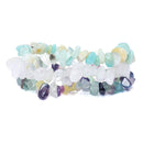 Time to Study Crystal Chip Bracelet Trio Set