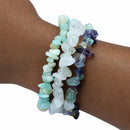 Time to Study Crystal Chip Bracelet Trio Set