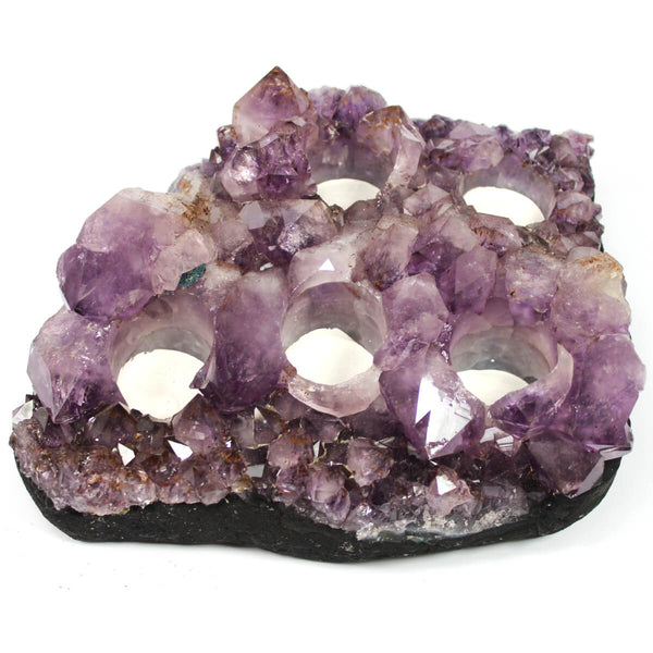 Amethyst Tealight Holder (6198g)