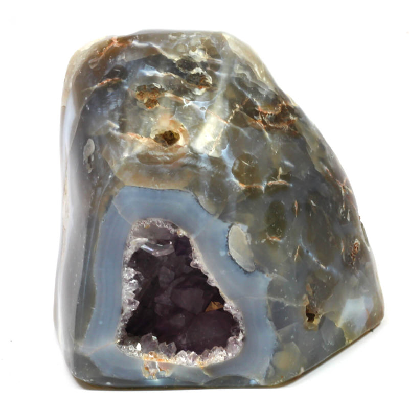 Amethyst Agate Geode (936g)