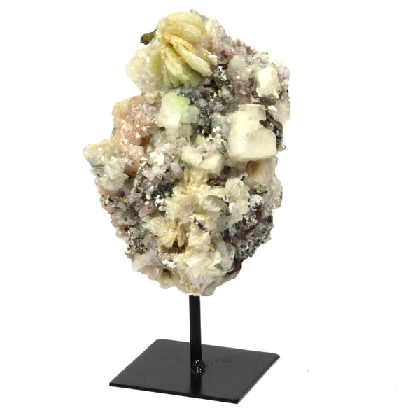 Rough Calcite With Metal Base (1420g)