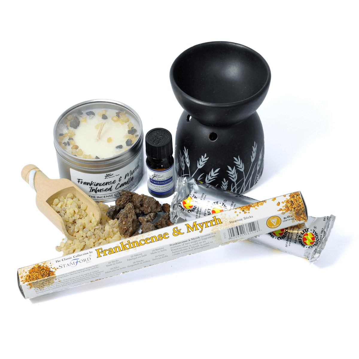 Myrrh & Frankincense suite /浄化セット Frankincense & Myrrh Cleansing Kit - Divine Purification
