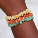 Success Crystal Chip Bracelet Trio Set