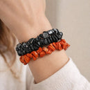 Protection & Grounding Crystal Chip Bracelet Trio Set