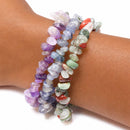 Weight Loss Crystal Chip Bracelet Trio Set