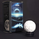 The Moon - White Howlite Planet With Stand
