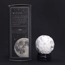 The Moon - White Howlite Planet With Stand