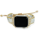 White Howlite Crystal Adjustable Apple Watch Strap
