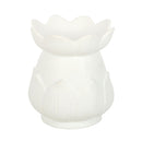 White Lotus Flower Oil Burner