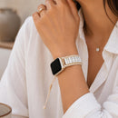 White Howlite Crystal Adjustable Apple Watch Strap