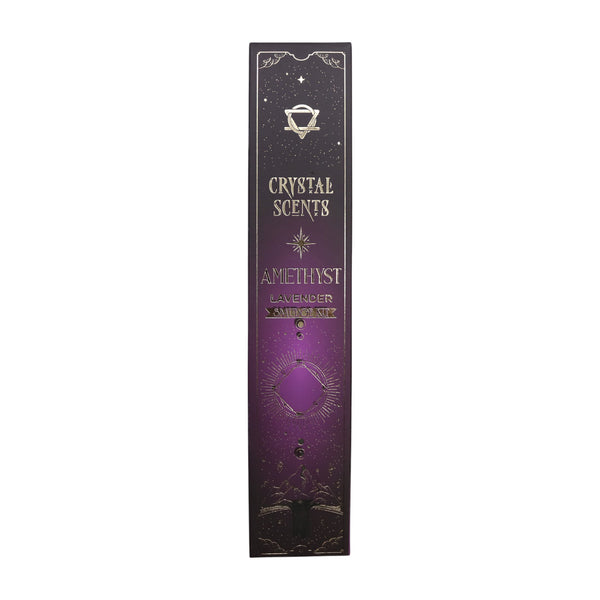 Amethyst Crystal Scents Smudge Incense – Lavender