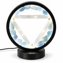 Gemstone Halo Lamp - Water - Aquamarine & Selenite