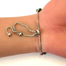 Green Aventurine Stone Chip Adjustable Bracelet