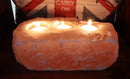 3 Hole Natural Salt Candle Holder - 2-2.5kg