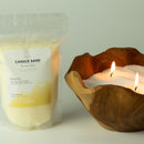 Fragranced Candle Sand - Black - Spirited - 300g