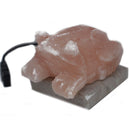 Multicolour USB Toad Shaped Himalayan Salt Lamp - 10.5cm