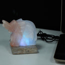 USB Elephant Himalayan Salt Lamp - 7.5cm