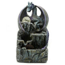 Purple Dragon, Crystal Ball & Water Wheel - Water Fountain