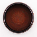 Earth Powder Singing Bowl - Clay Om  Buddha - 16cm