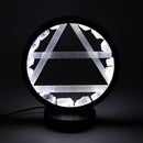 Gemstone Halo Lamp - Air - Clear Quartz & Selenite