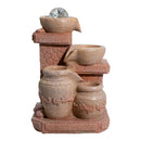 Mediterranean Cascading Pots - Water Fountain