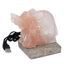 USB Elephant Himalayan Salt Lamp - 7.5cm