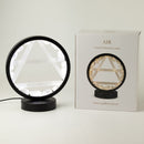 Gemstone Halo Lamp - Air - Clear Quartz & Selenite