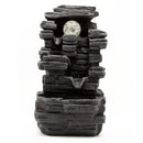 Slab Rocks Formation & Crystal Ball - Water Fountain