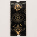 Four Section Tarot Box with Card Holder - Black Cover
