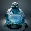 Laughing Buddha Lamp - Sky Blue