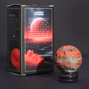 Mars - Red Jasper Planet With Stand