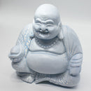 Laughing Buddha Lamp - Sky Blue