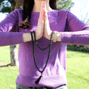 Black Agate Mala Beads