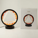 Gemstone Halo Lamp - Fire - Carnelian & Selenite