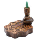Tree Of Life - Small Mango Wood Backflow Incense Burner