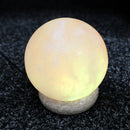 Multicolour USB Ball Himalayan Salt Lamp - 8 cm