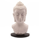 Buddha Bust Lamp - Lavender Crackle