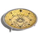 Triple Leg Enamelled Offering Plate - Hands & Sun