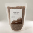 Fragranced Candle Sand - Mocha Brown - Crimson Crystal - 300g