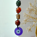 Evil Eye Protection Pendant - Chakra Stones