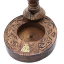 Brass Buddha - Small Mango Wood Backflow Incense Burner
